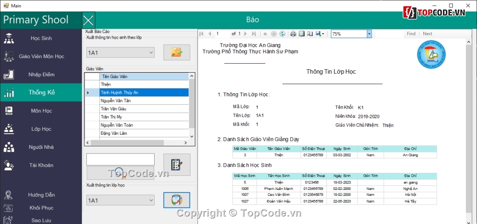 .NET,Đồ án C#,C# Quản Lý Học Sinh Tiểu Học,Mô Hình Ba Lớp,Đồ Án Quản Lý Trường Học,Đồ Án C# .NET SQL ThreeLayer